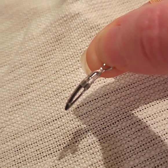 Gold Cross Charm Pendant - Picture 5 of 12